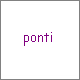 Ponti